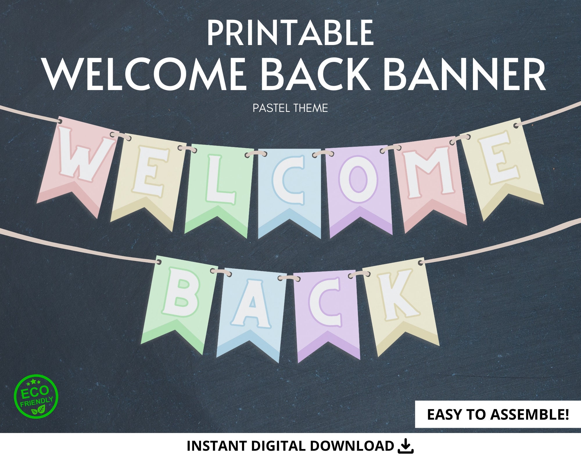 Welcome Printable Banner