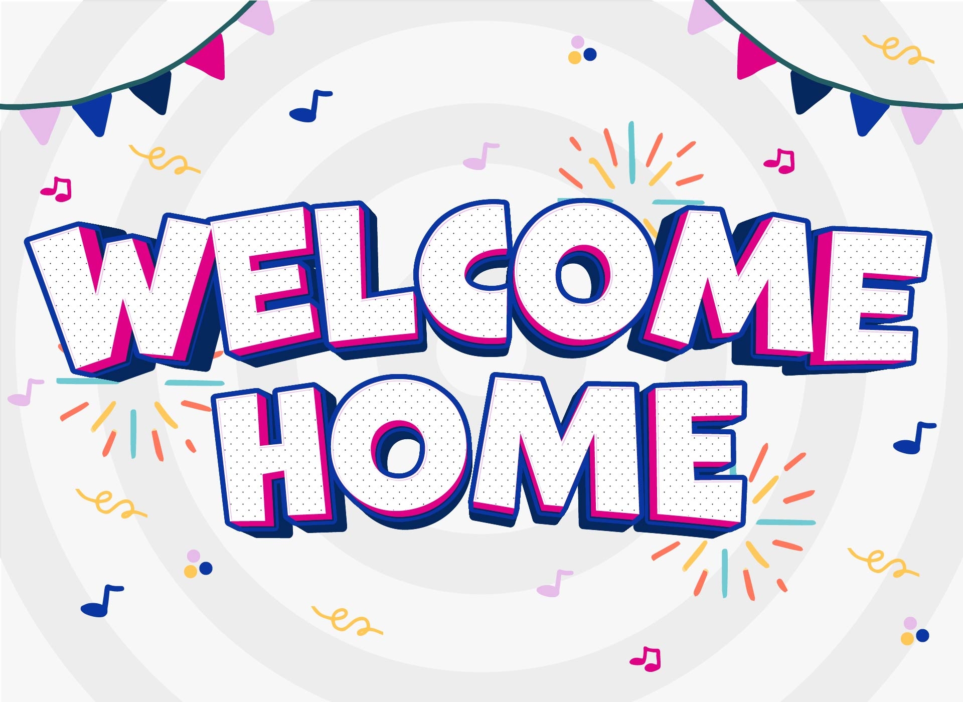 Welcome Home Banner Printable Pdf