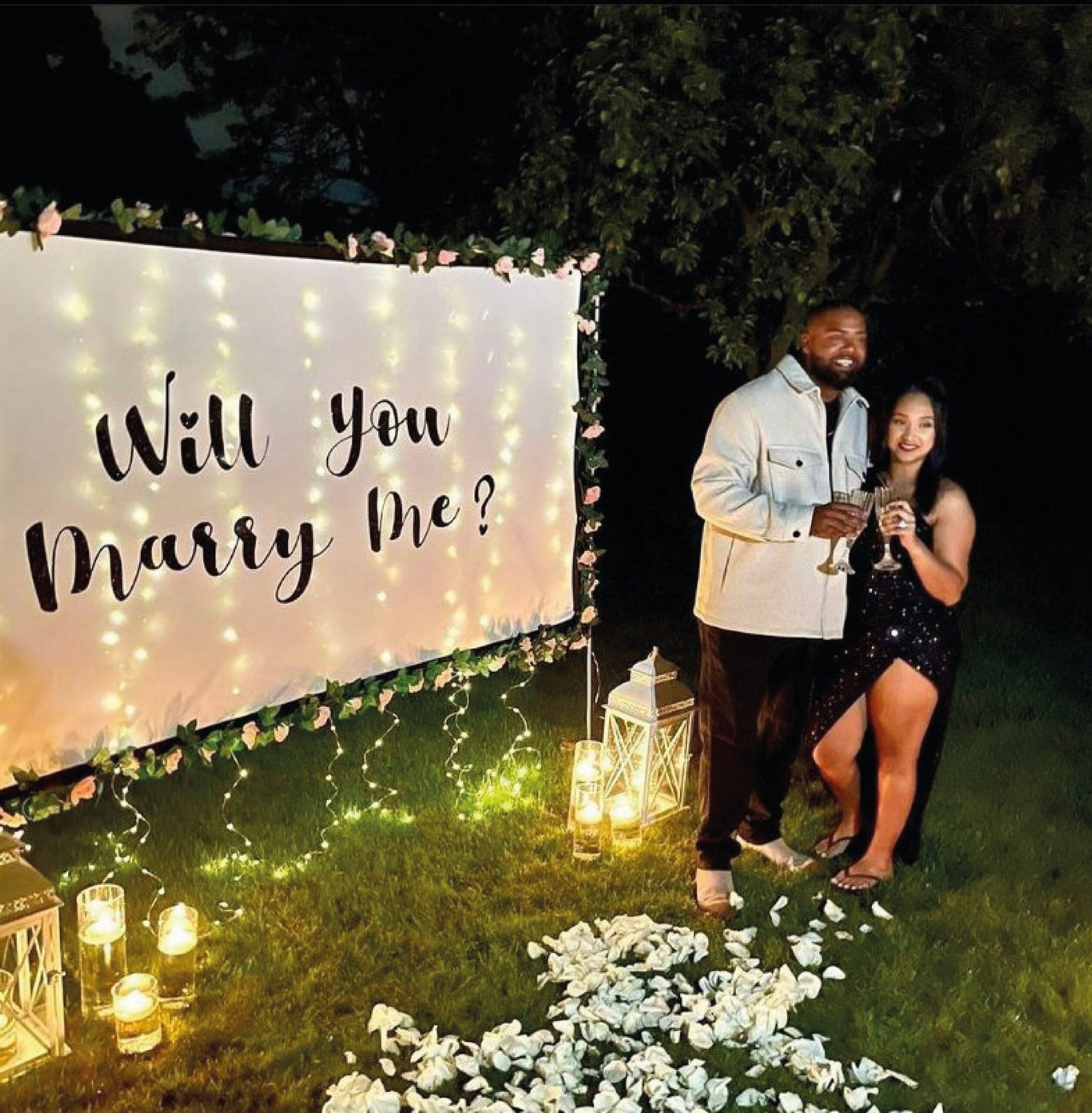 Will You Marry Me Printable Banner