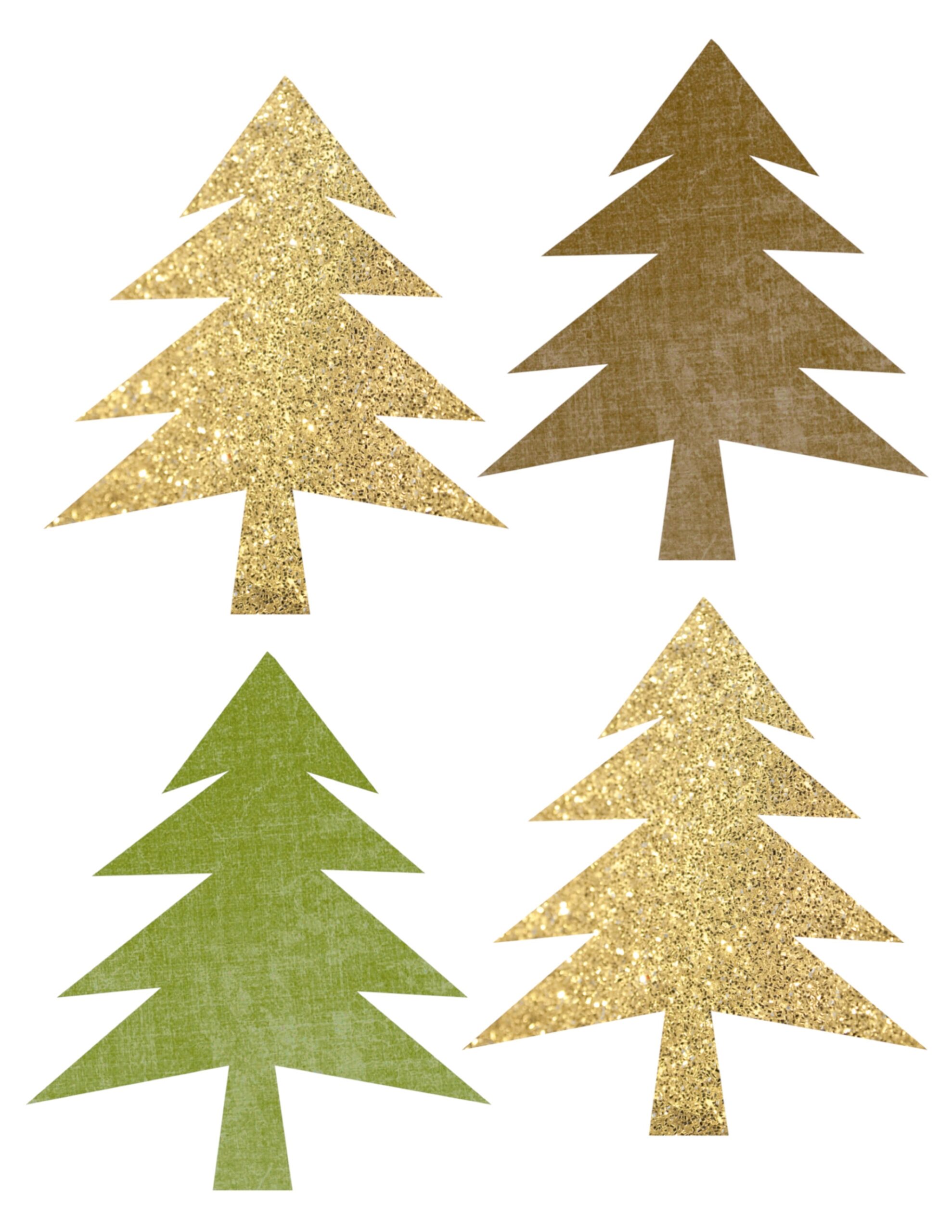 Woodland Tree Garland Free Printable Banner Paper Trail Design