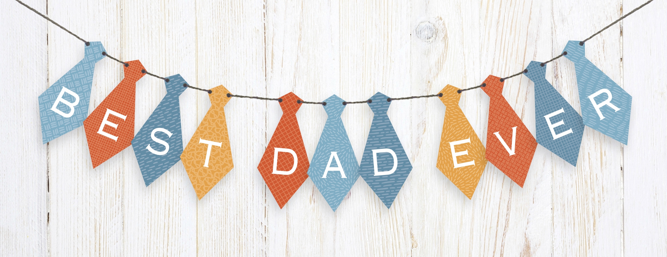 You ll Crush On Free Printable Father s Day Tie Banner Crafted For You 