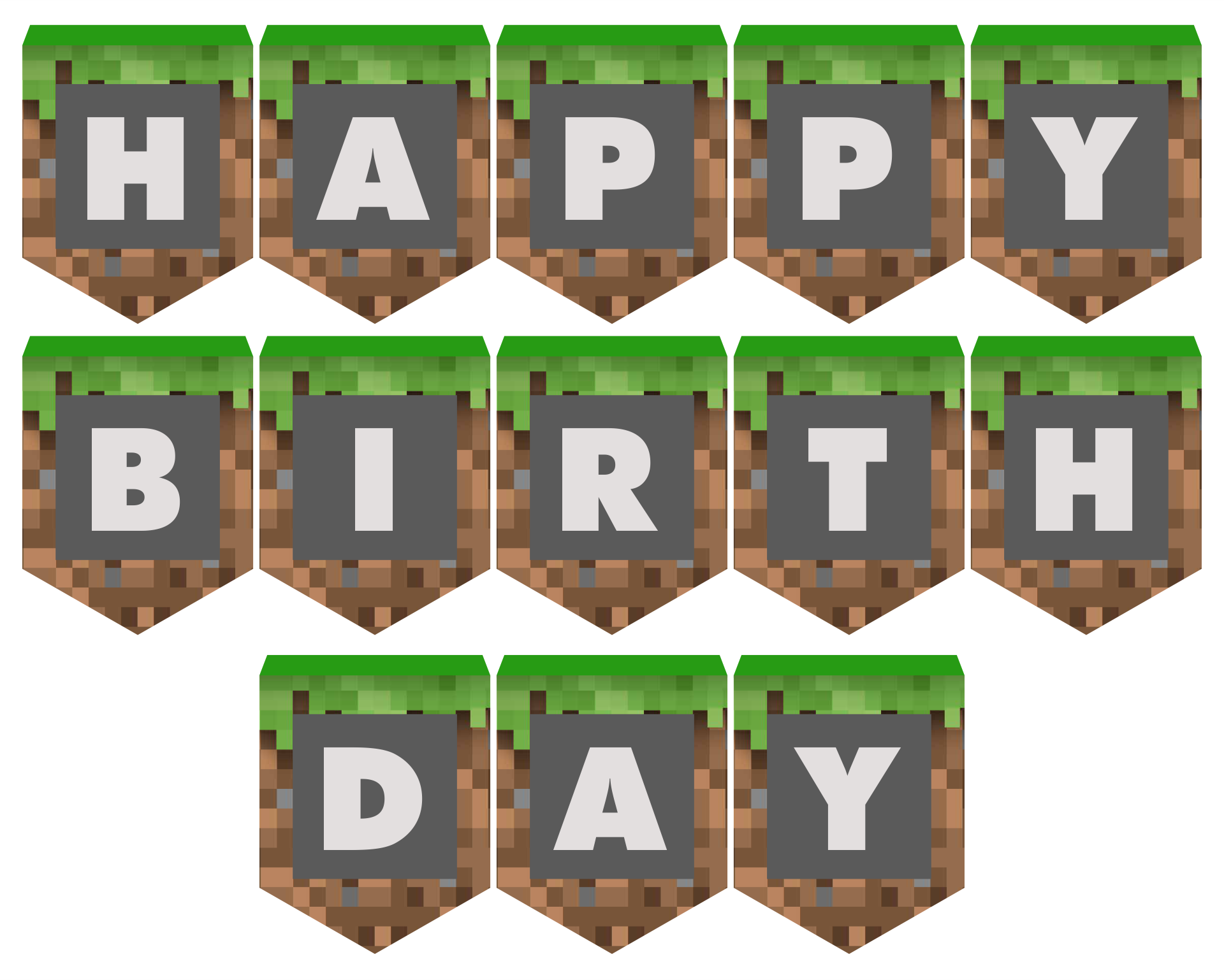 Your Daily Printable Needs Printablee Minecraft Birthday Card Minecraft Birthday Minecraft Birthday Party