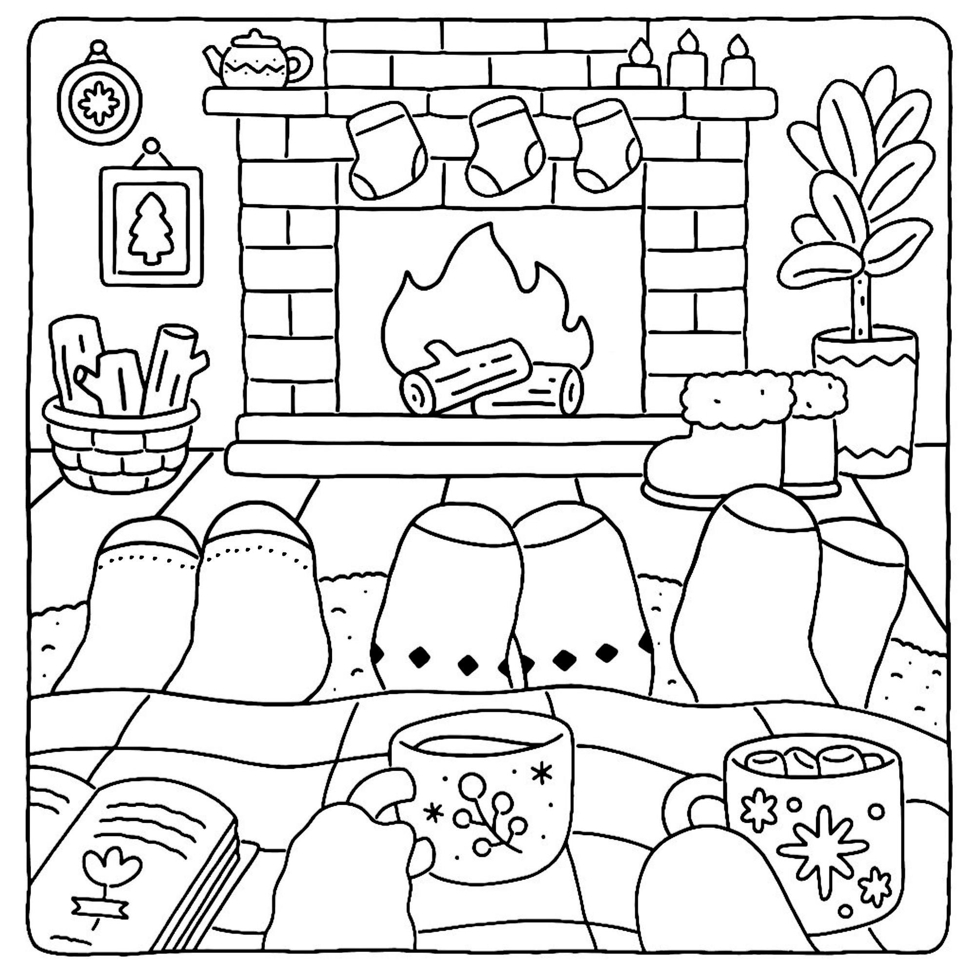 10 Bold And Easy Coloring Pages Bold And Easy Coloring Book Chibi Coloring Page Kawaii Coloring Book Stress Relief Coloring Print Pdf Etsy
