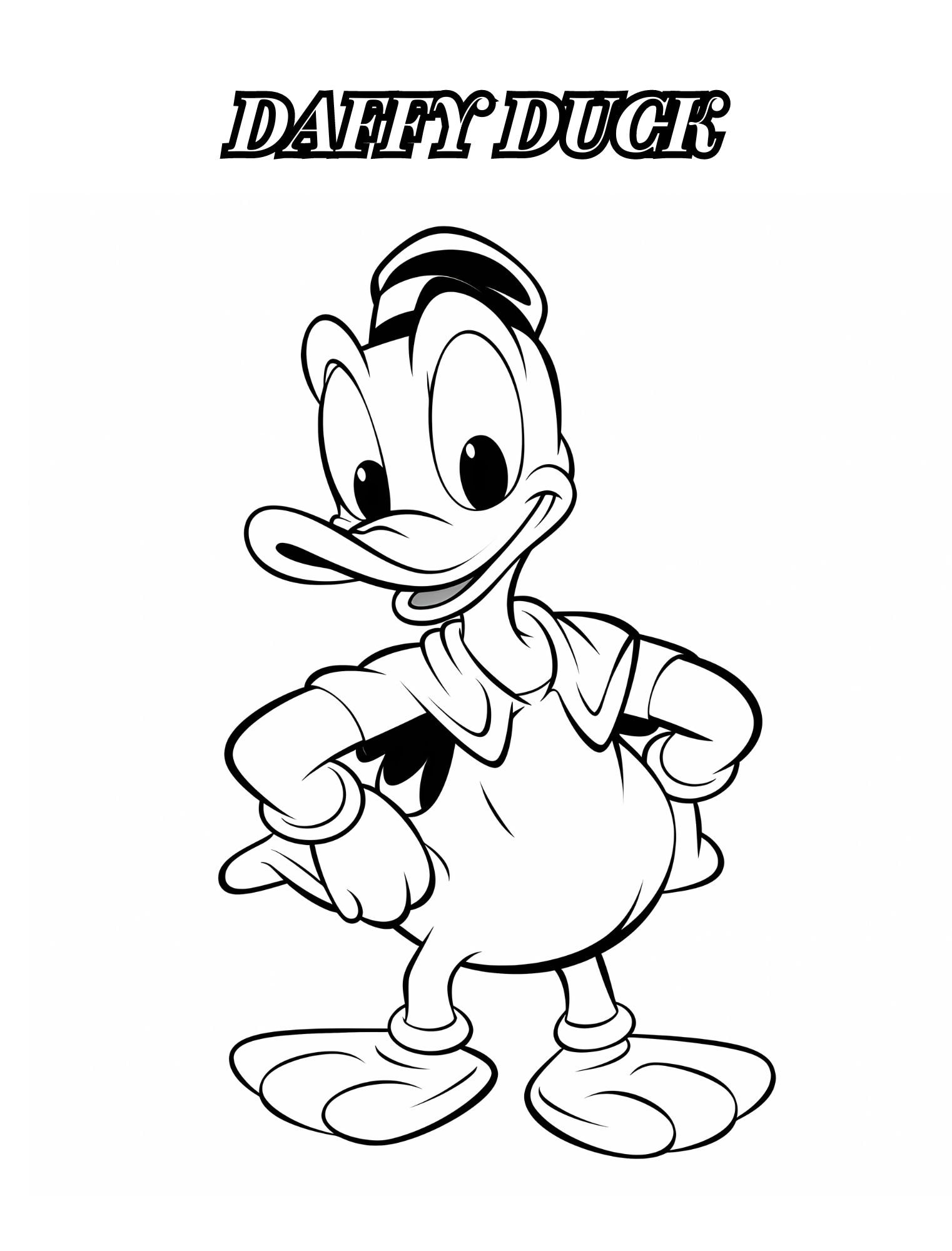 cartoon characters printable coloring pages
