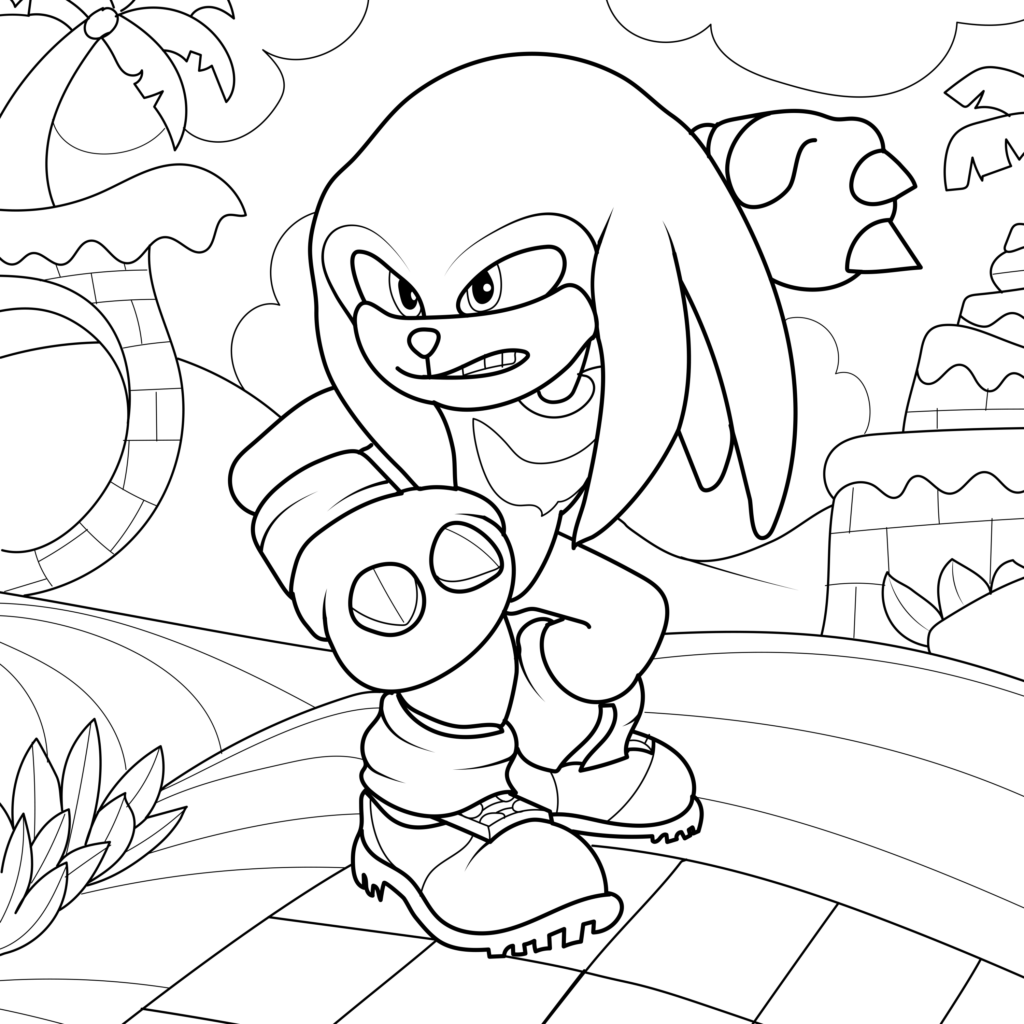 sonic coloring sheets free