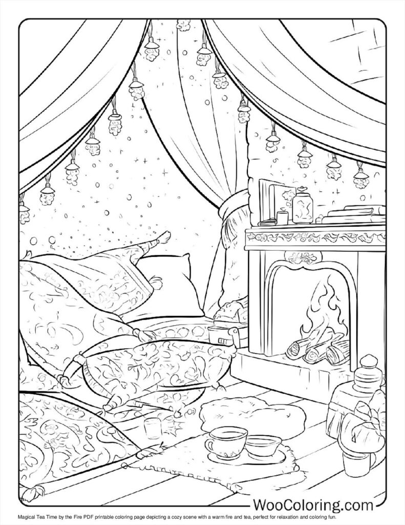 100 Cozy Coloring Pages Free PDF To Print Woo Coloring 100 Cozy Coloring Pages Free PDF To Print Woo Coloring