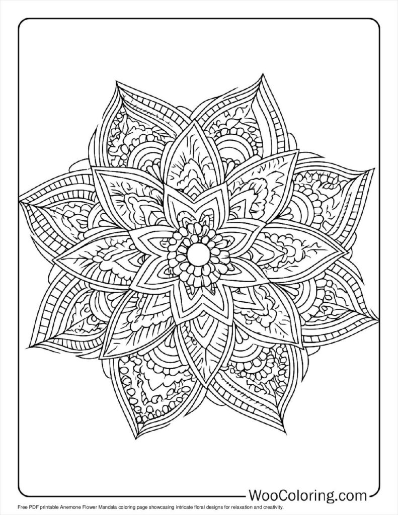 100 Flower Mandala Coloring Pages Free PDF To Print Woo Coloring 100 Flower Mandala Coloring Pages Free PDF To Print Woo Coloring