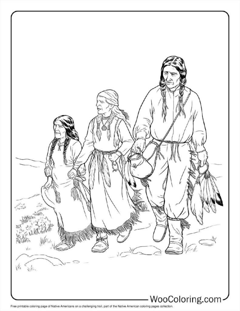 100 Native American Coloring Pages Free PDF To Print Woo Coloring