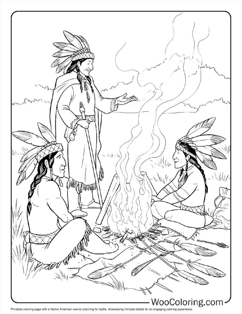 Native American Coloring Pages