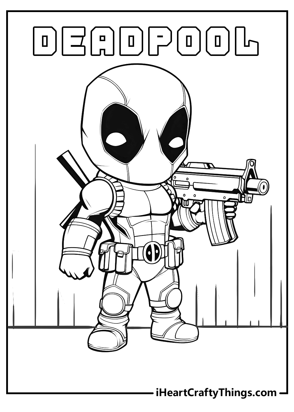 15 Deadpool Coloring Pages Free Printable PDF Sheets 