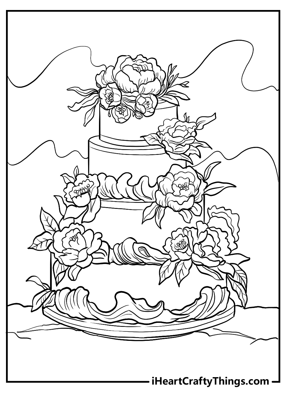 free printable wedding coloring book