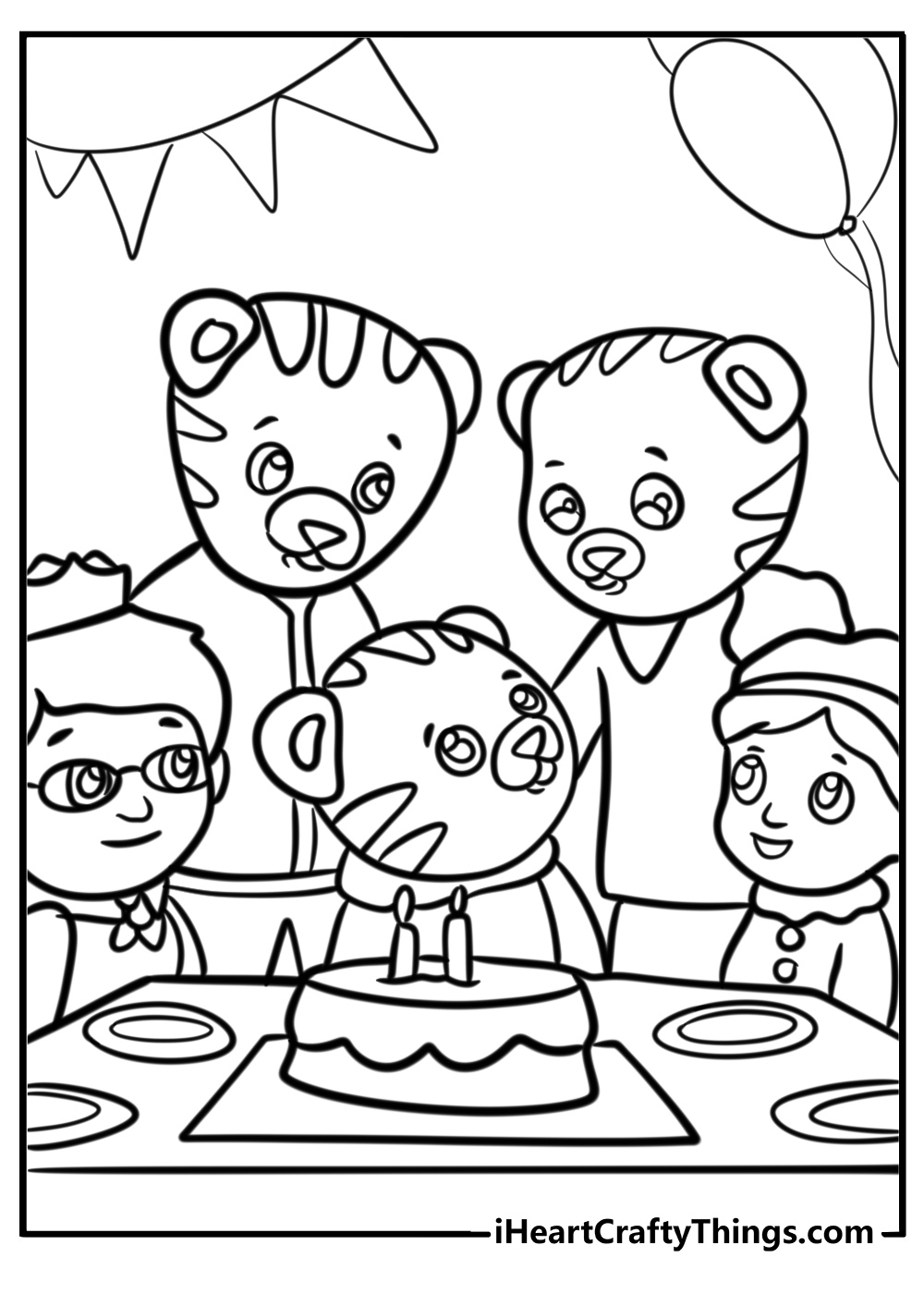 printable daniel tiger coloring pages
