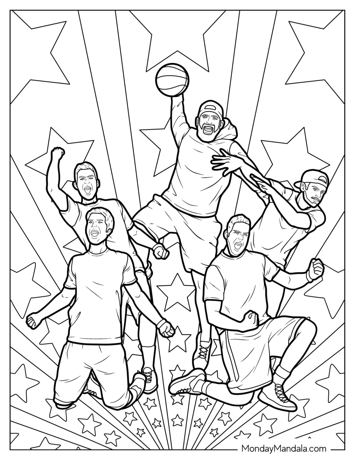 20 Dude Perfect Coloring Pages Free PDF Printables 