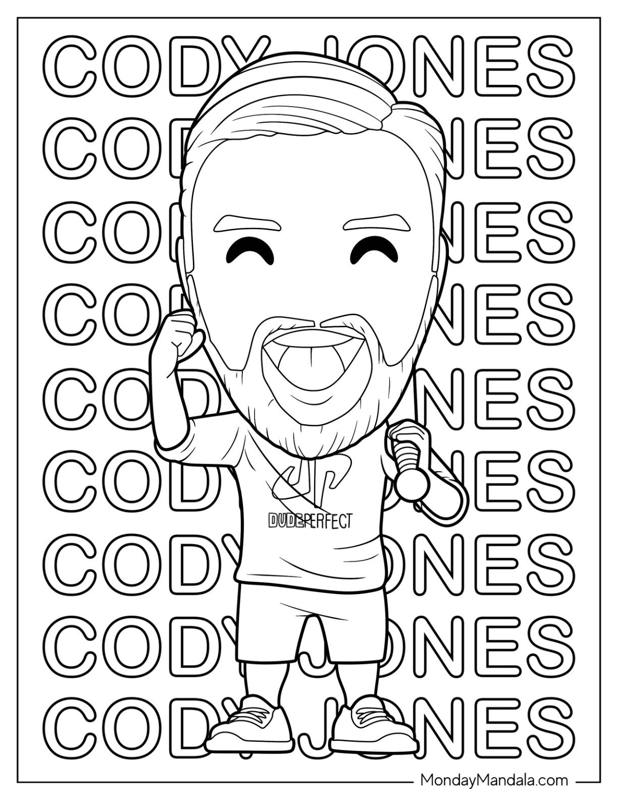 20 Dude Perfect Coloring Pages Free PDF Printables 