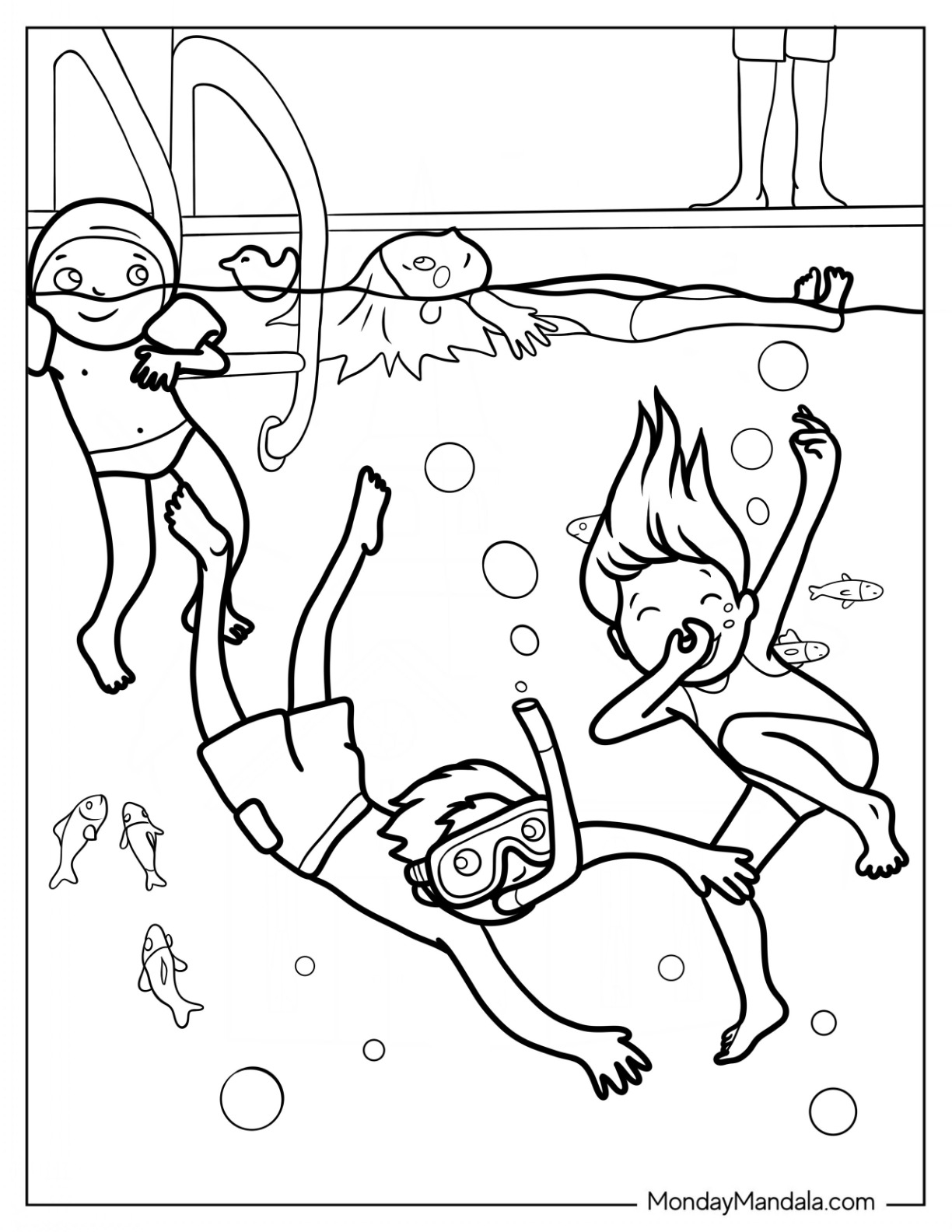20 Swimming Coloring Pages Free PDF Printables 20 Swimming Coloring Pages Free PDF Printables