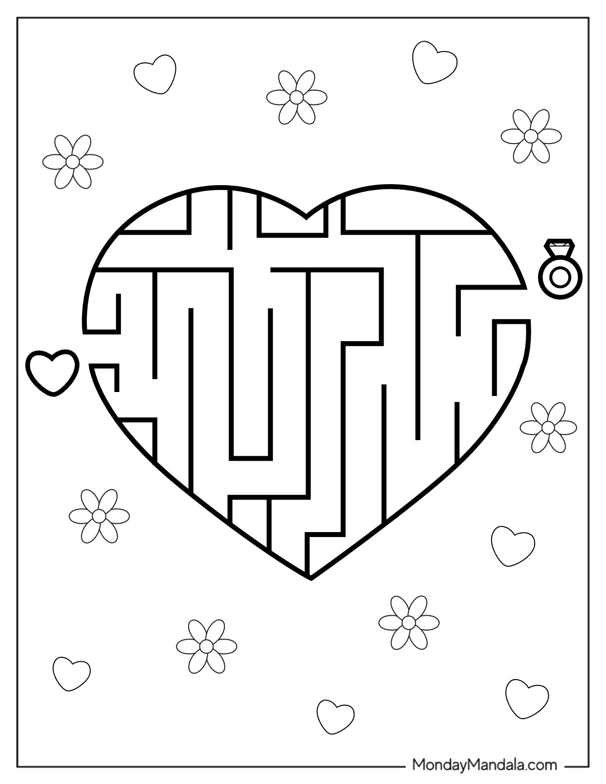 20 Wedding Coloring Pages Free PDF Printables Worksheets Library