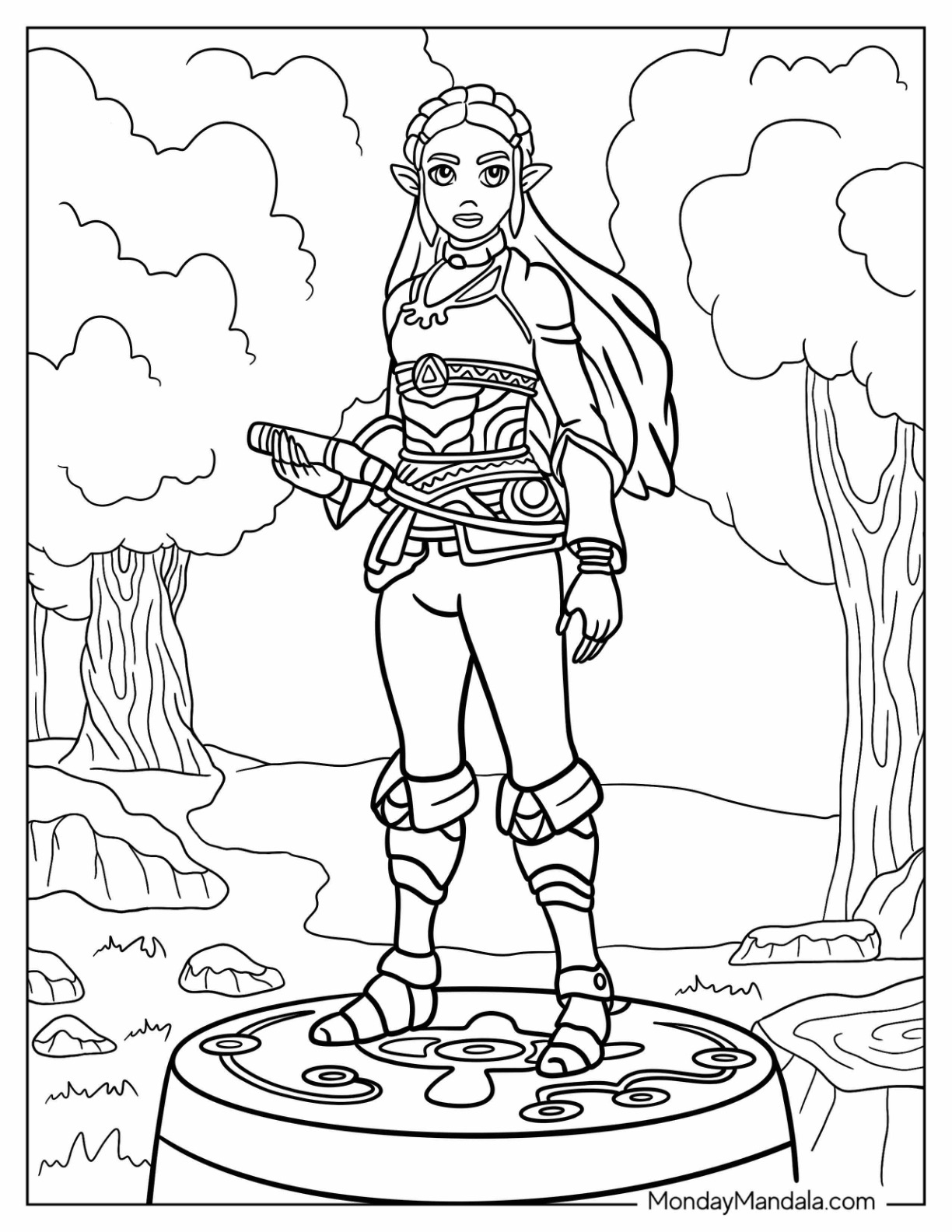20 Zelda Coloring Pages Free PDF Printables 