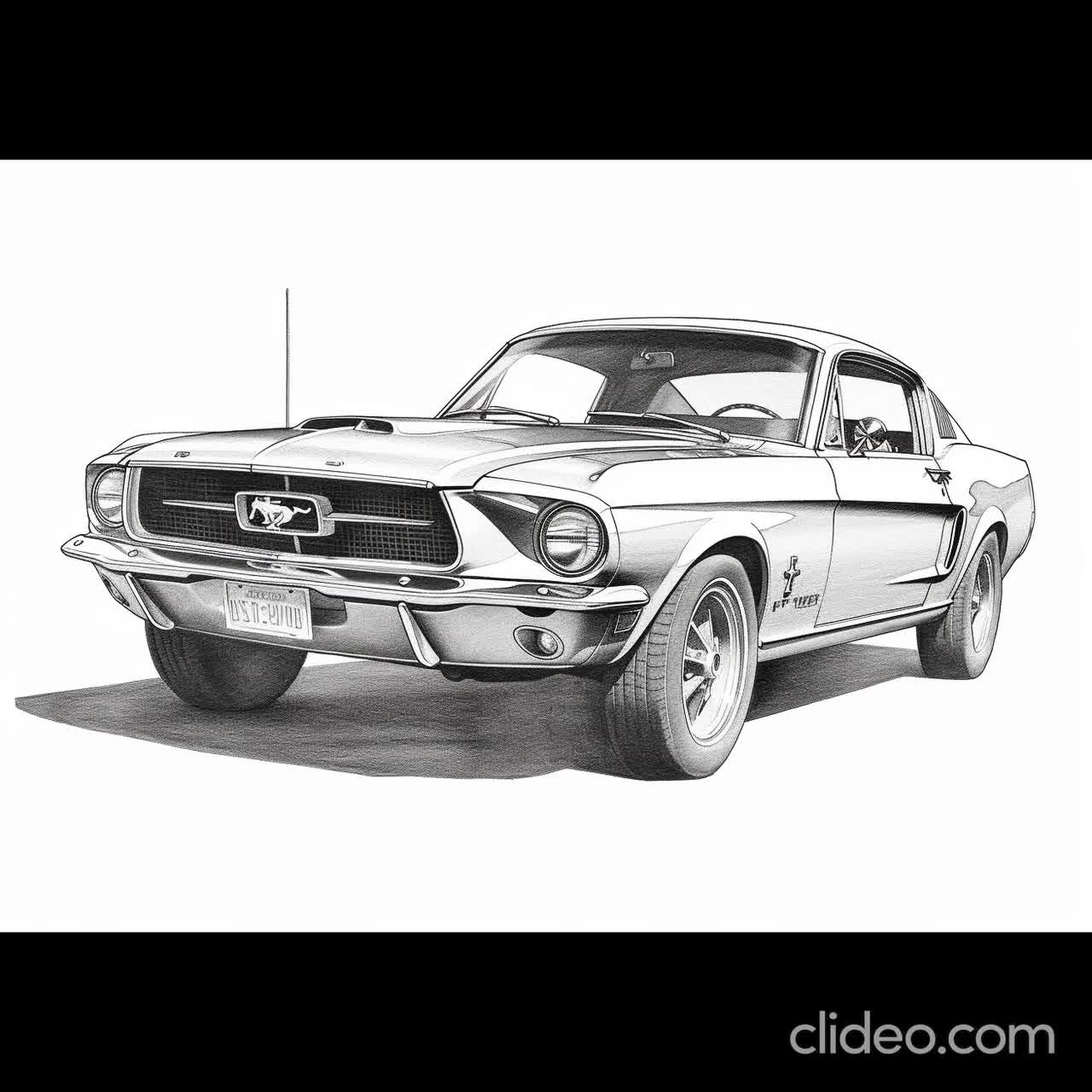 21 Unique Ford Mustang Coloring Pages coloringbook Etsy Finland
