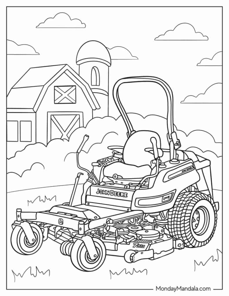 22 John Deere Coloring Pages Free PDF Printables