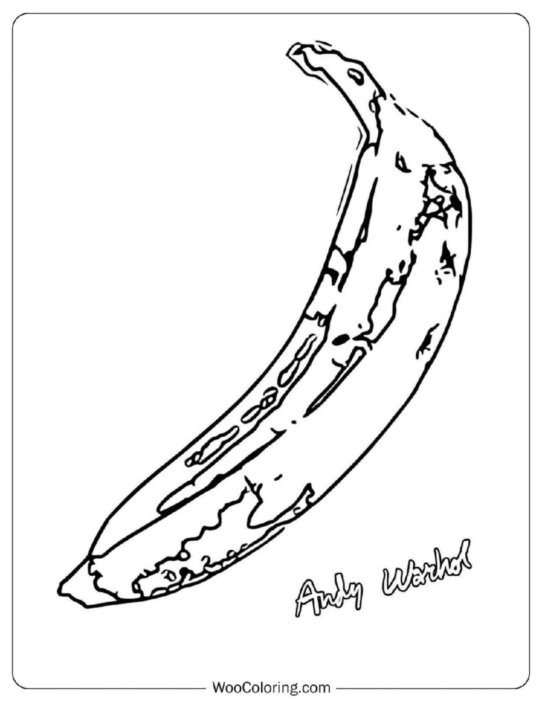 24 Banana Coloring Pages Free PDF To Print Woo Coloring
