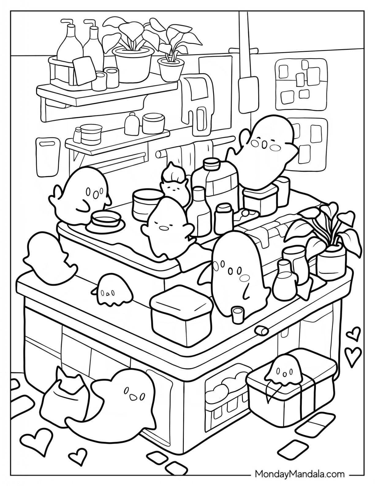 24 Cozy Coloring Pages Free PDF Printables 