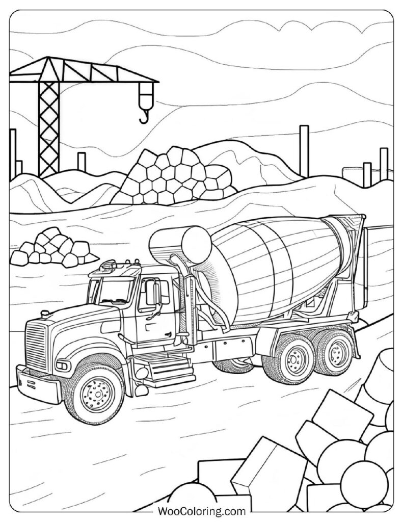 24 Truck Coloring Pages Free PDF To Print Woo Coloring