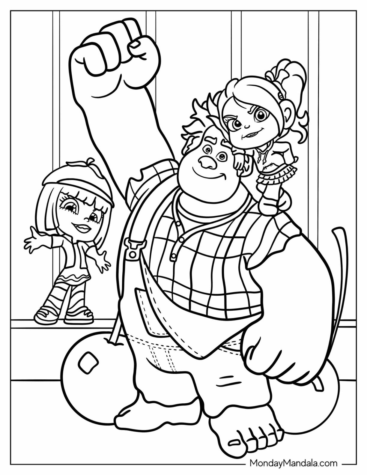 24 Wreck It Ralph Coloring Pages Free PDF Printables