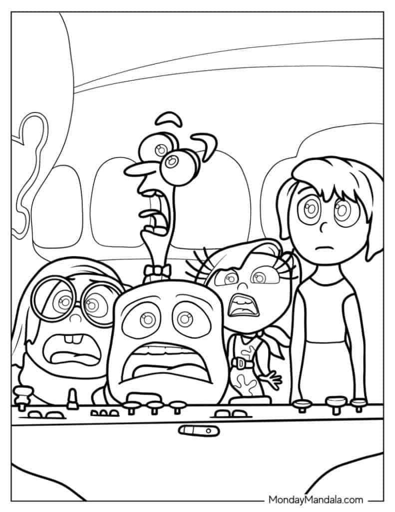 28 Inside Out Coloring Pages Free PDF Printables
