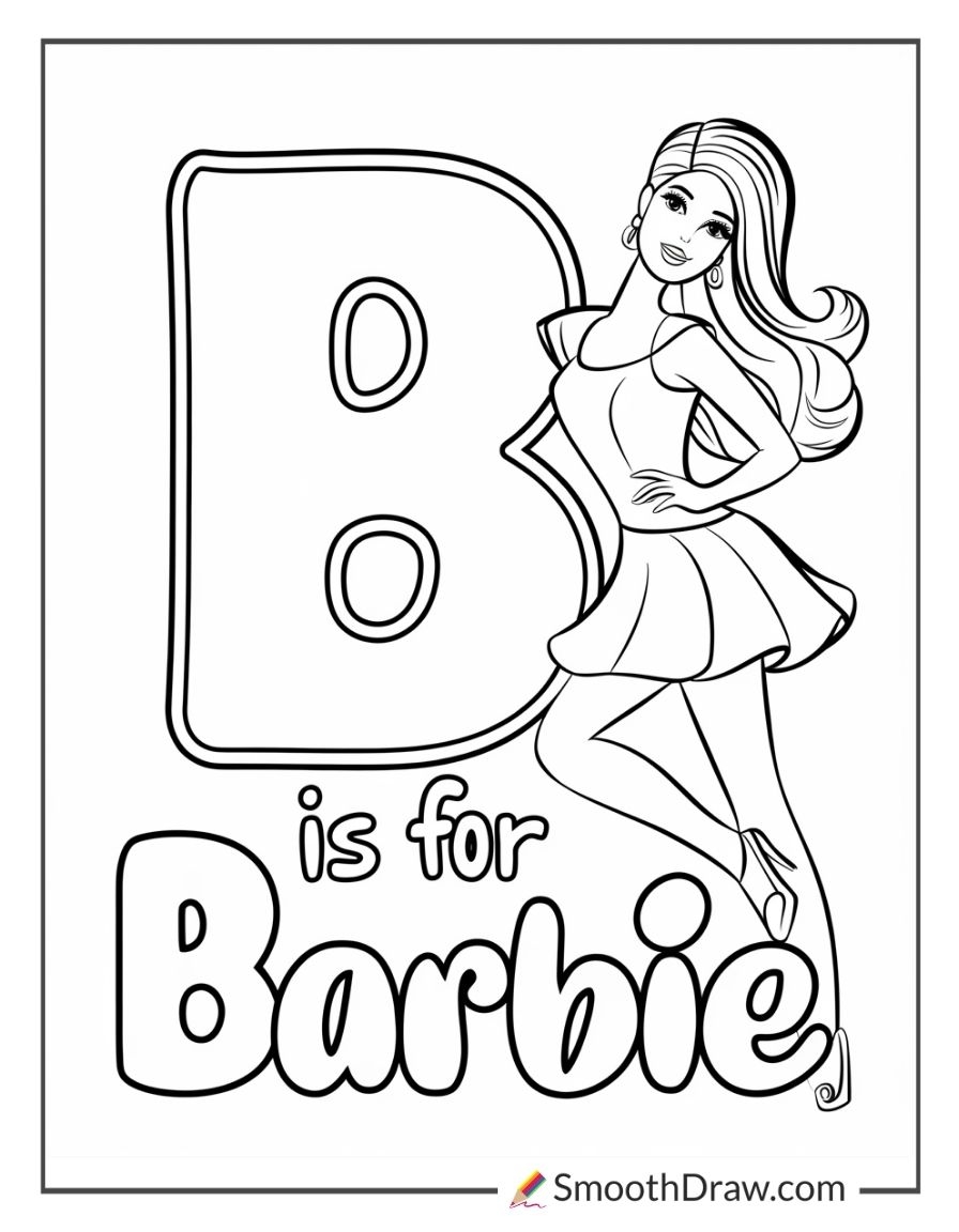 29 Barbie Coloring Pages Free PDF Printables Smooth Draw 29 Barbie Coloring Pages Free PDF Printables Smooth Draw