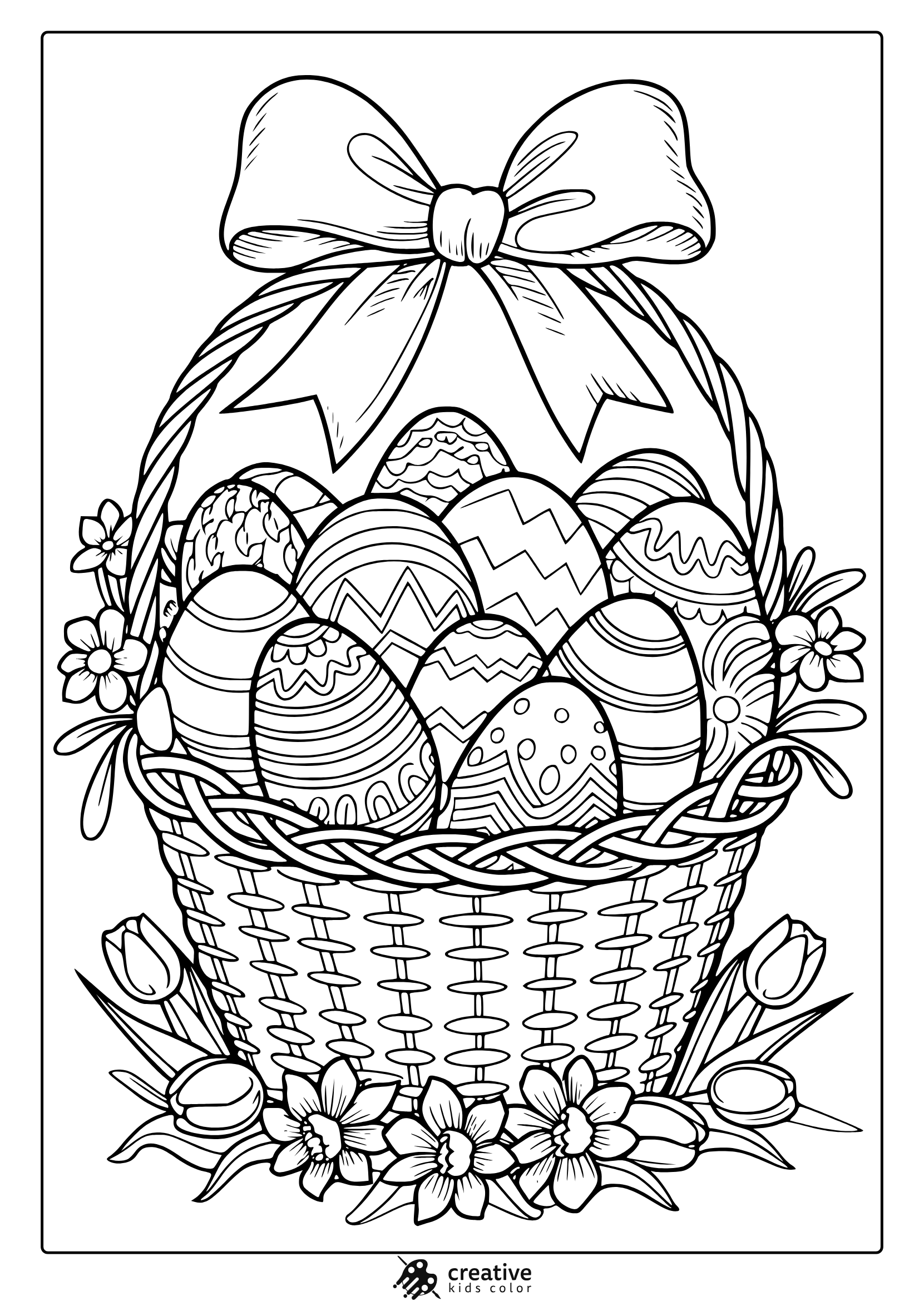 30 Easter Coloring Pages Free Printable PDFs