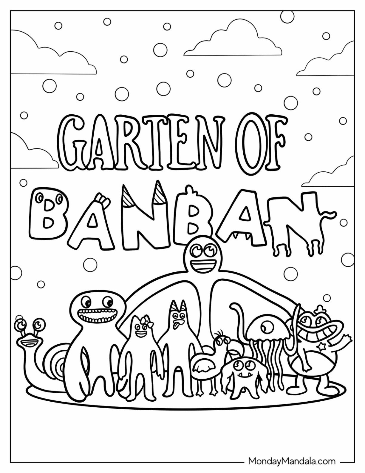 30 Garten Of Banban Coloring Pages Free Printables 30 Garten Of Banban Coloring Pages Free Printables