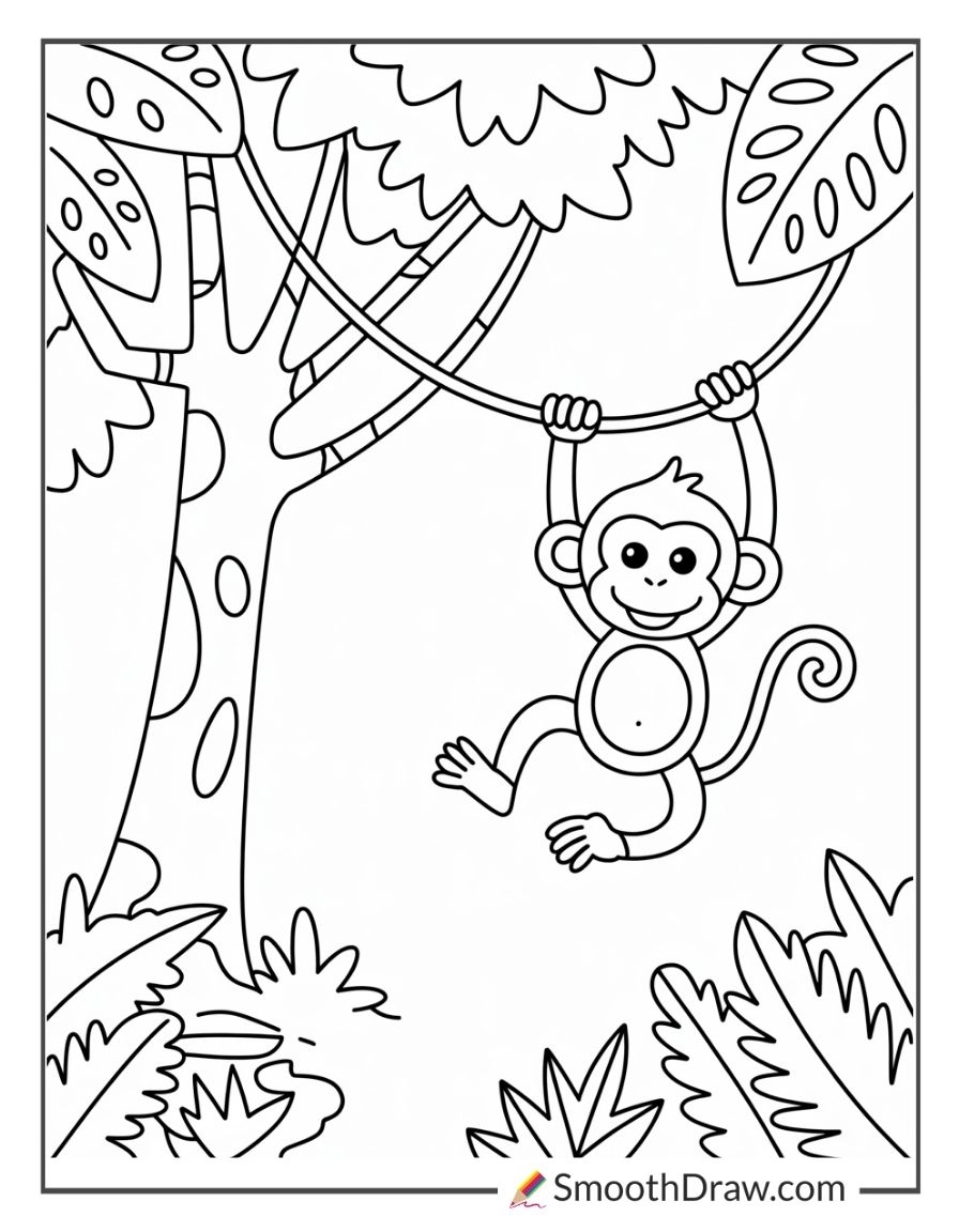 30 Jungle Coloring Pages For Kids Adults Smooth Draw 30 Jungle Coloring Pages For Kids Adults Smooth Draw