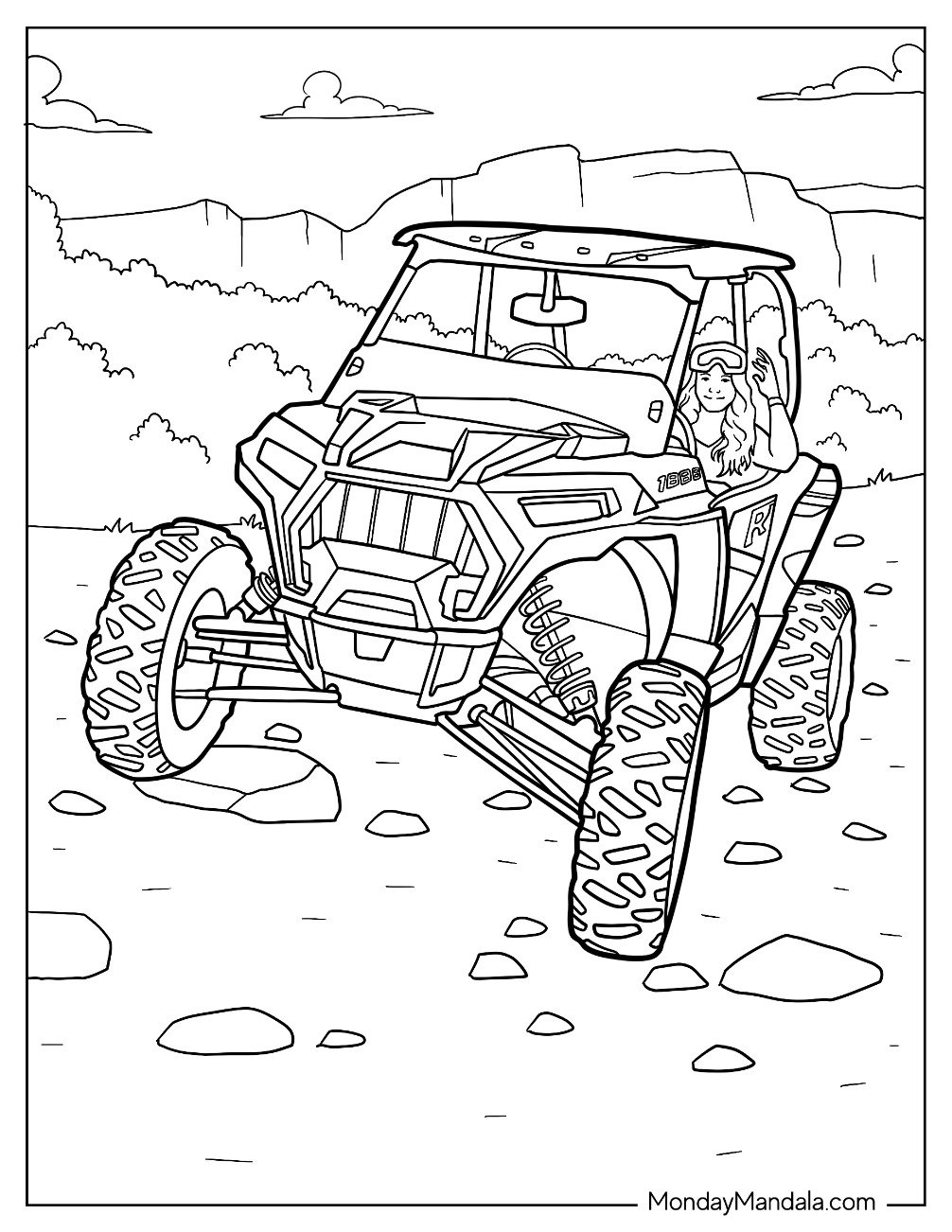 40 ATV Coloring Pages Free PDF Printables 