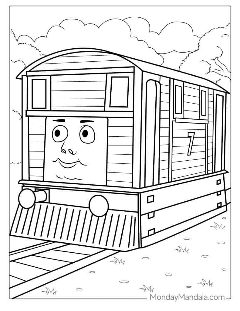 tom and friends coloring pages