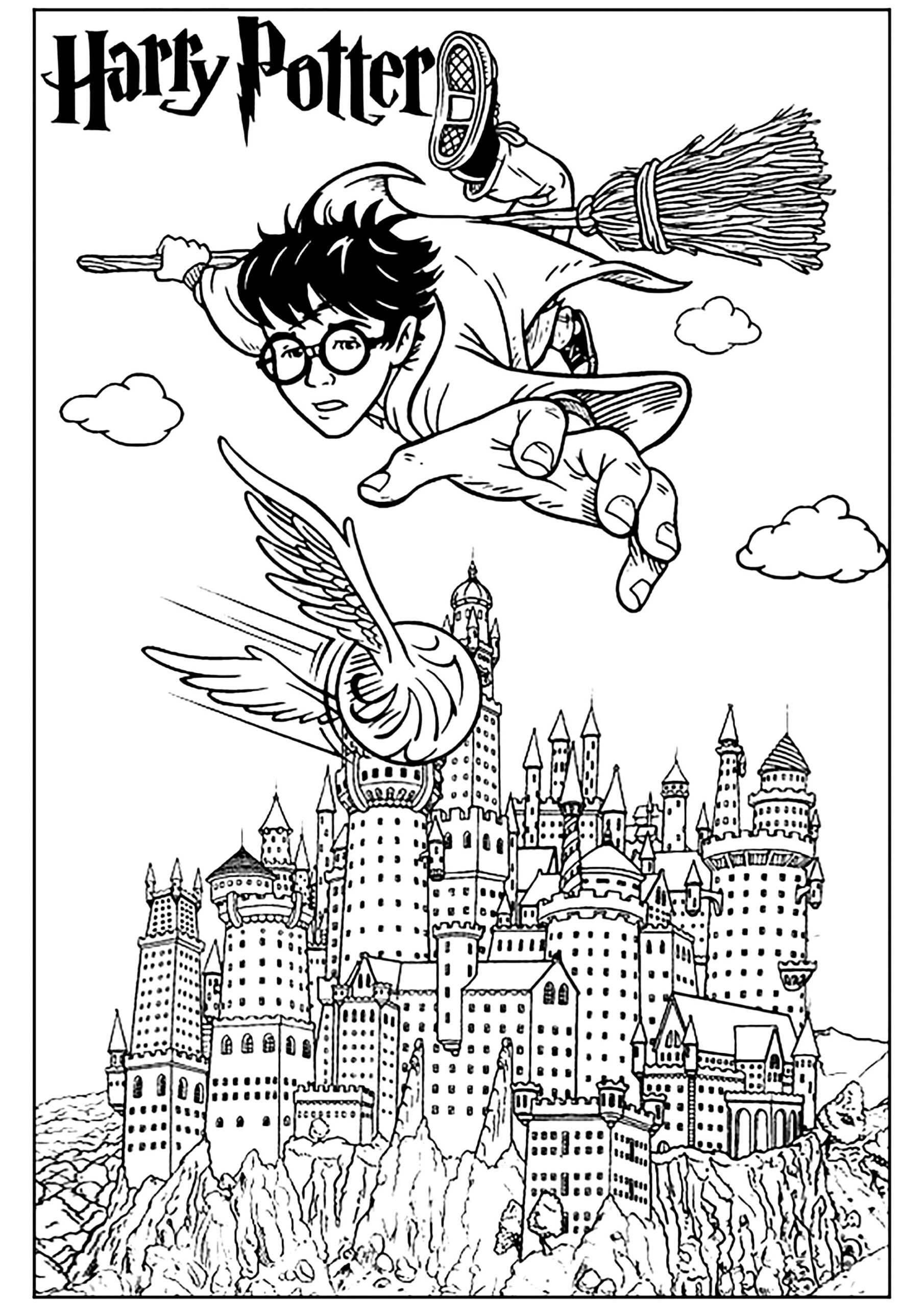 45 Harry Potter Coloring Pages Free Printable Parade