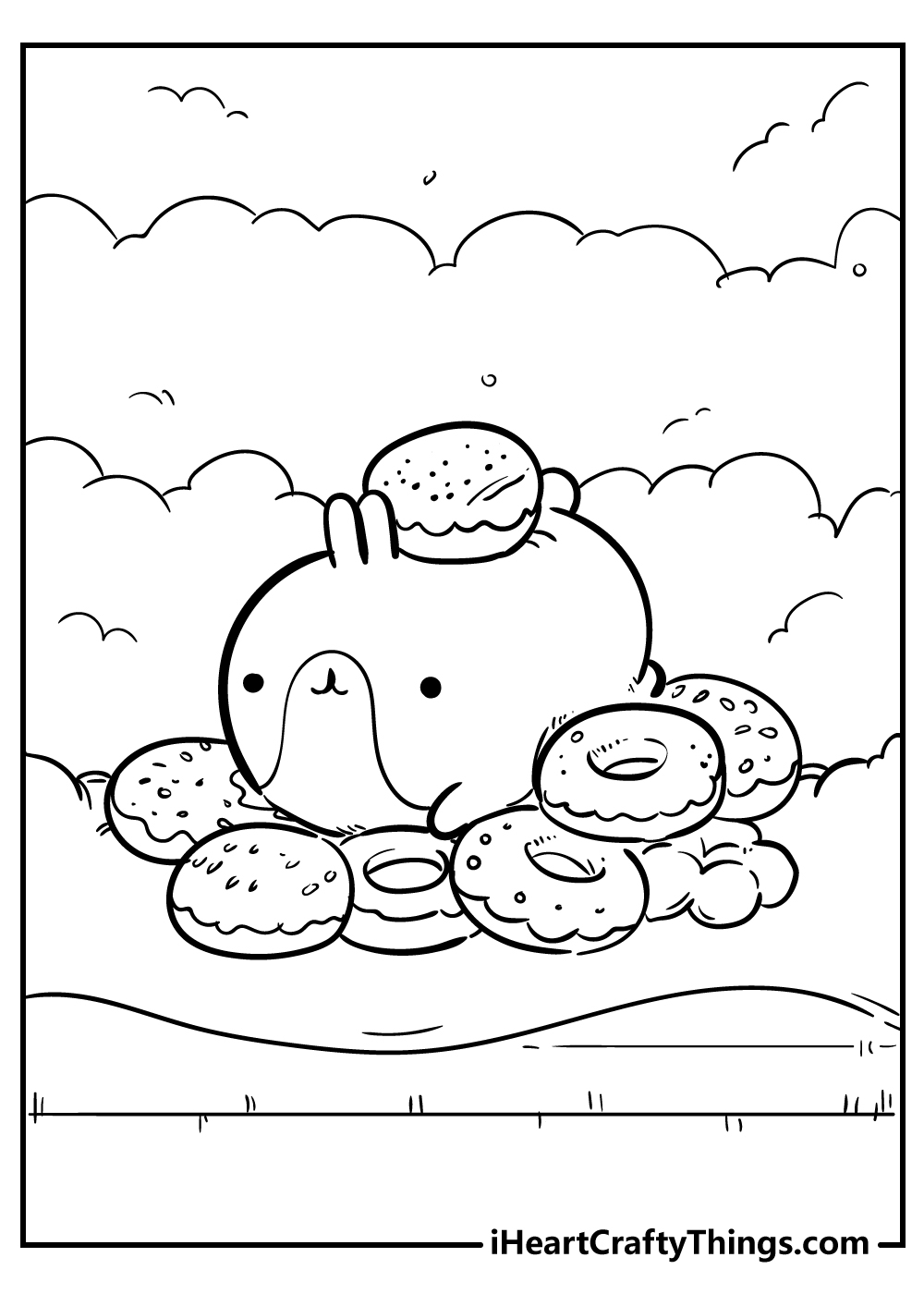 free kawaii coloring pages