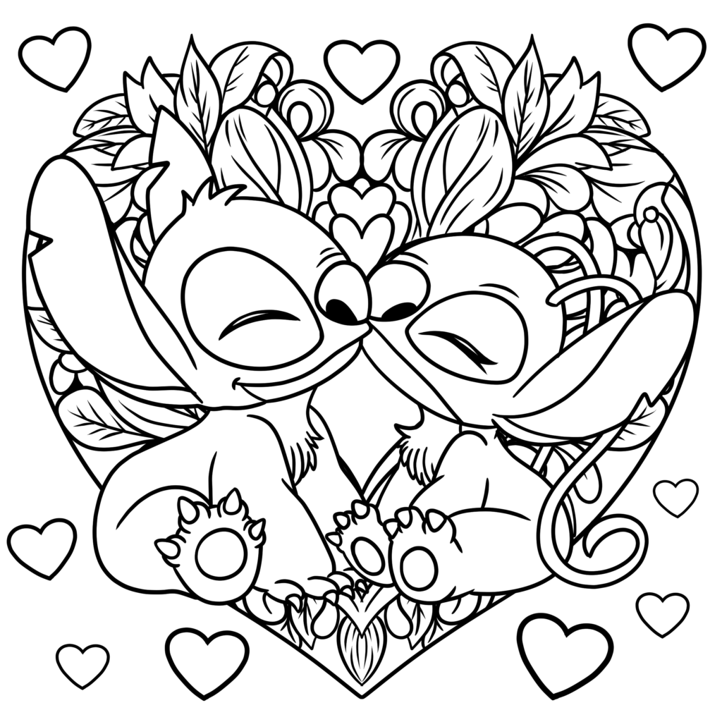 lilo and stich coloring pages