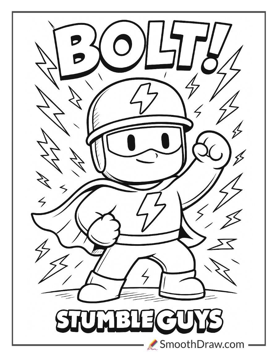 50 Stumble Guys Coloring Pages Smooth Draw