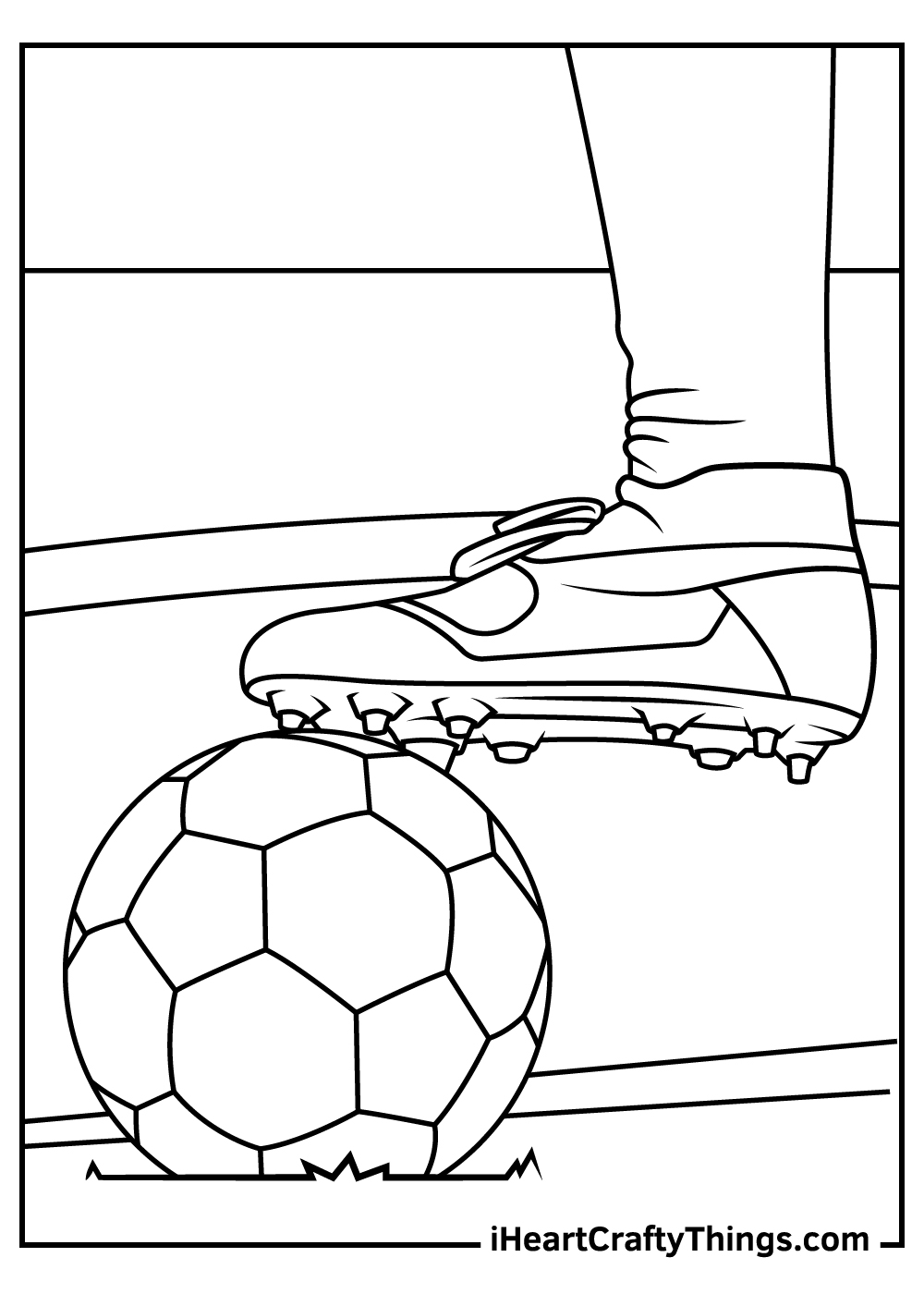 free soccer coloring pages