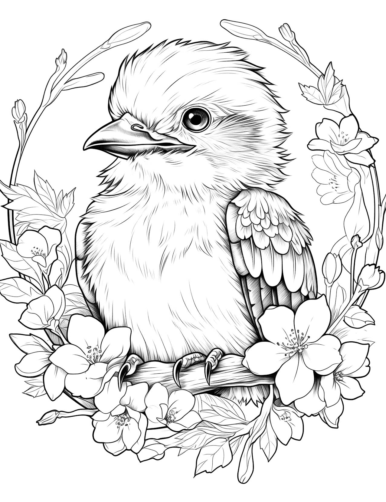 53 Bird Coloring Pages For Kids And Adults Our Mindful Life