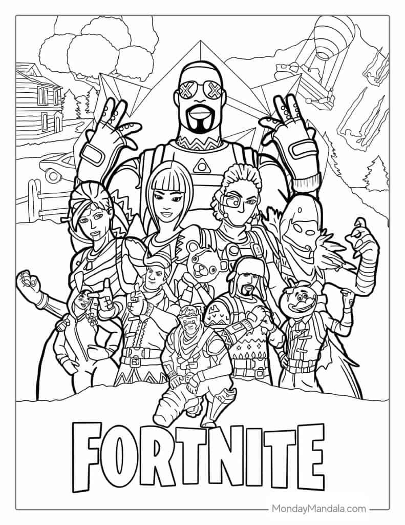 58 Fortnite Coloring Pages Free PDF Printables 58 Fortnite Coloring Pages Free PDF Printables