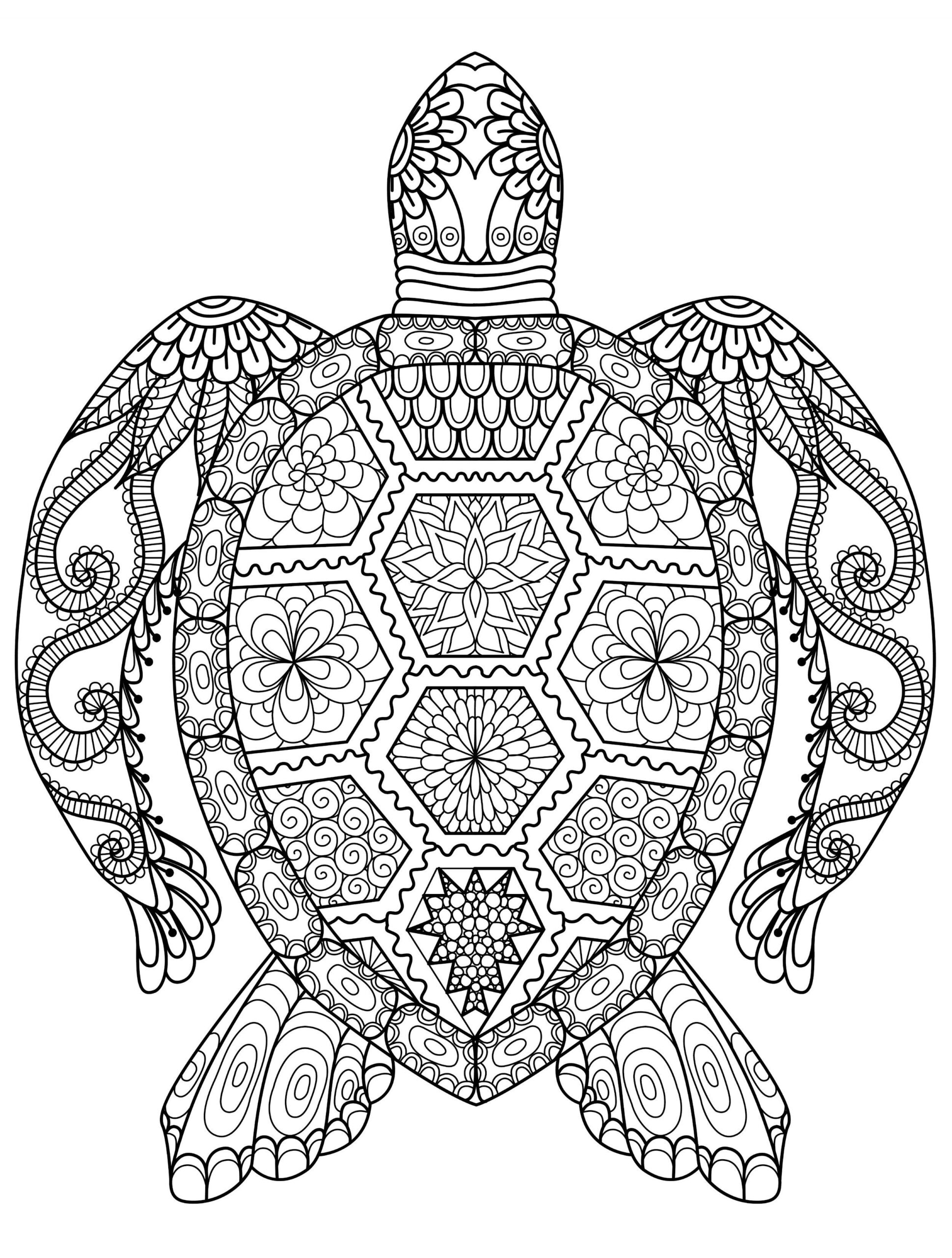 Free Printable Animal Coloring Pages For Adults