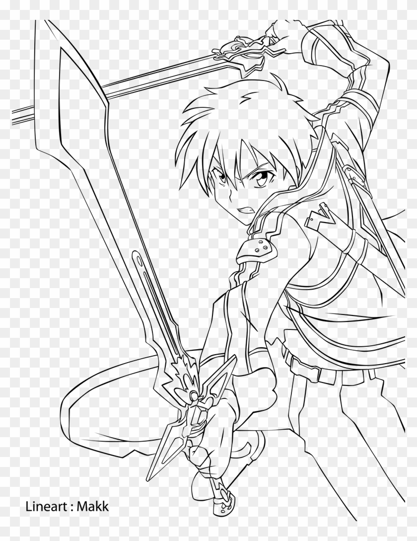 sword art online colouring pages sword art online colouring pages