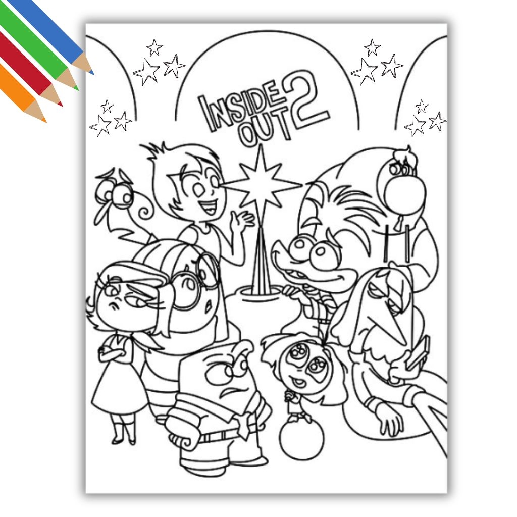 83 Inside Out 2 Coloring Pages Free Printables