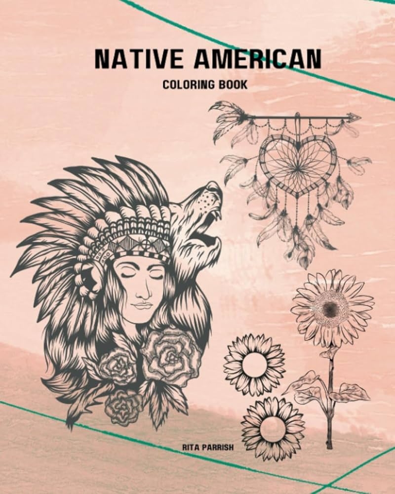 Amazon Native American Coloring Book 9798850573867 Parrish Rita Books