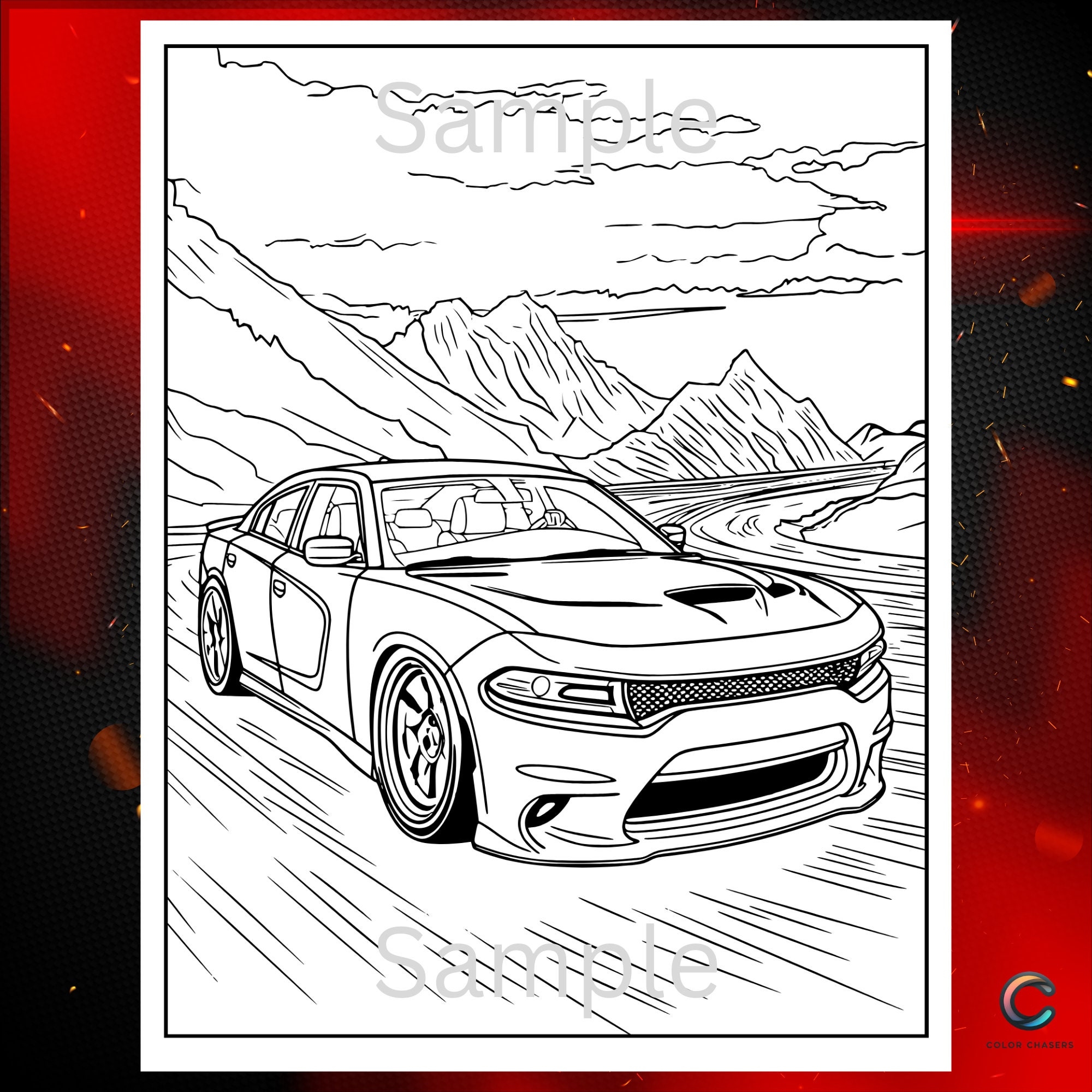 American Muscle Cars Coloring Book Vol 1 50 Modern Car Coloring Pages Cover Page Instant Download Printable PDF Individual Pngs Etsy American Muscle Cars Coloring Book Vol 1 50 Modern Car Coloring Pages Cover Page Instant Download Printable PDF Individual Pngs Etsy