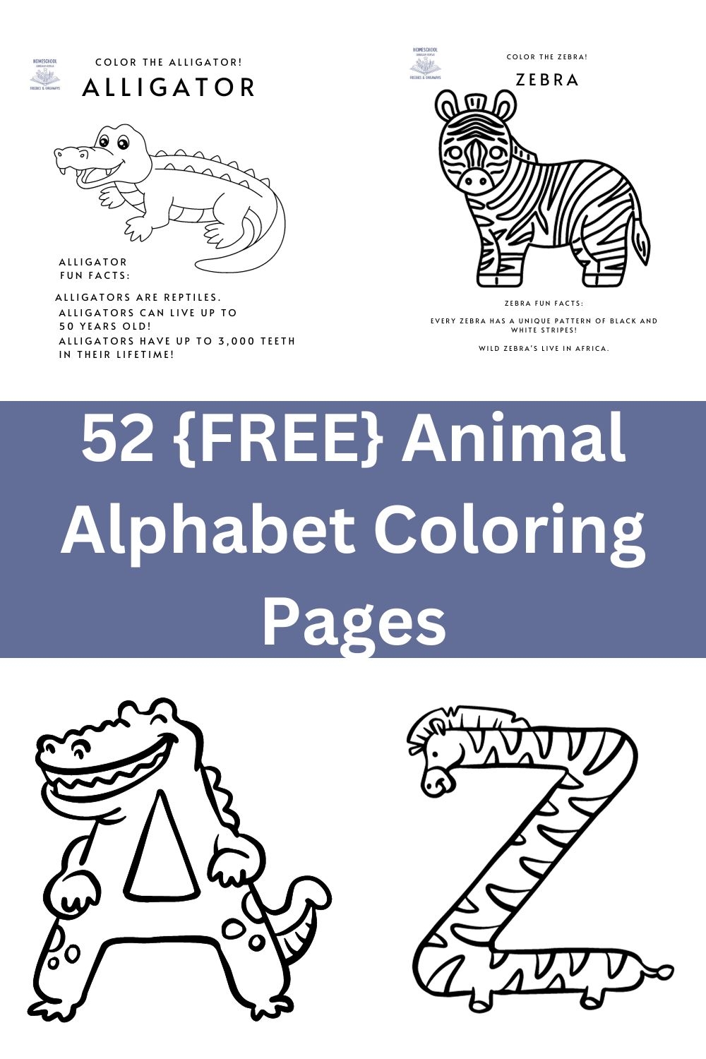 animal alphabet coloring pages animal alphabet coloring pages