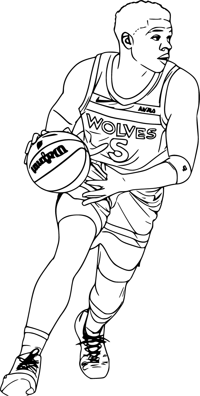 Anthony Edwards Coloring Pages 100 Free Printable Fun Anthony Edwards Coloring Pages 100 Free Printable Fun