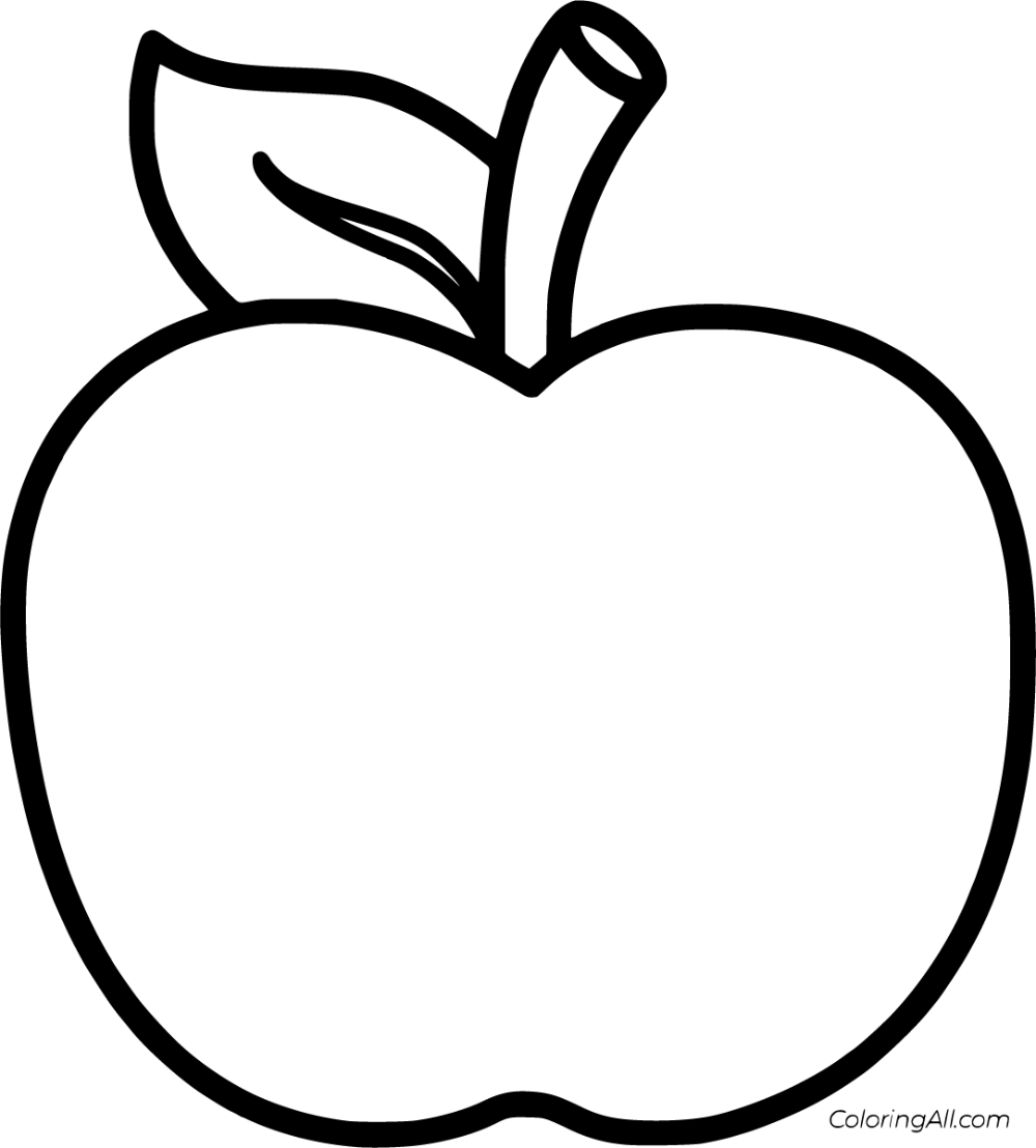 Apple Coloring Pages Apple Coloring Pages