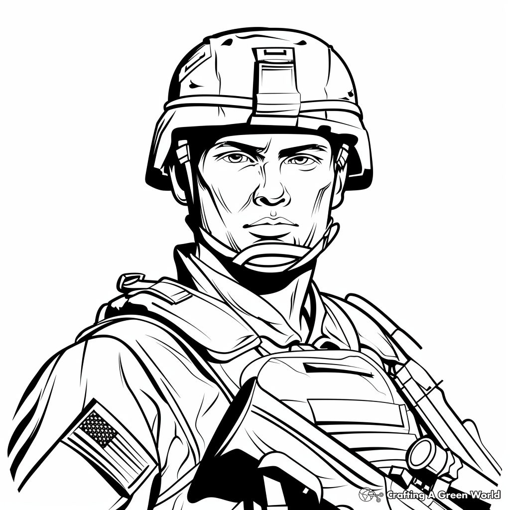 coloring pages for soldiers